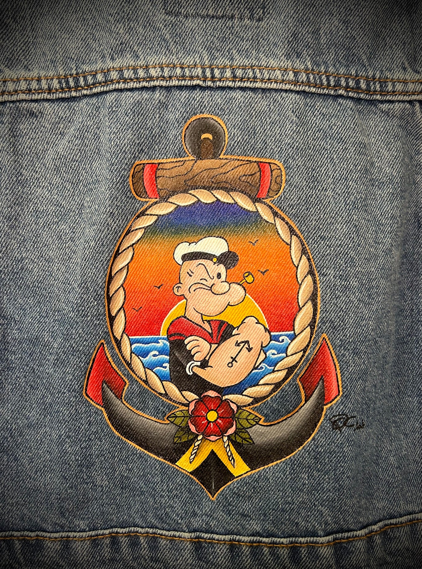 Giacca Jeans bambino Popeye