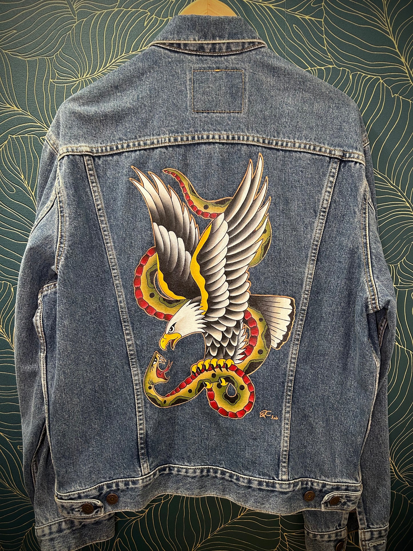 Giacca jeans Sailor Jerry flash