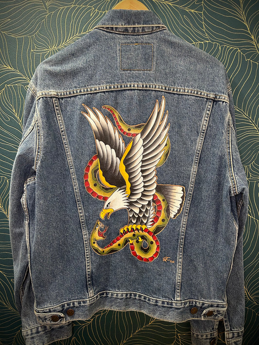Giacca jeans Sailor Jerry flash