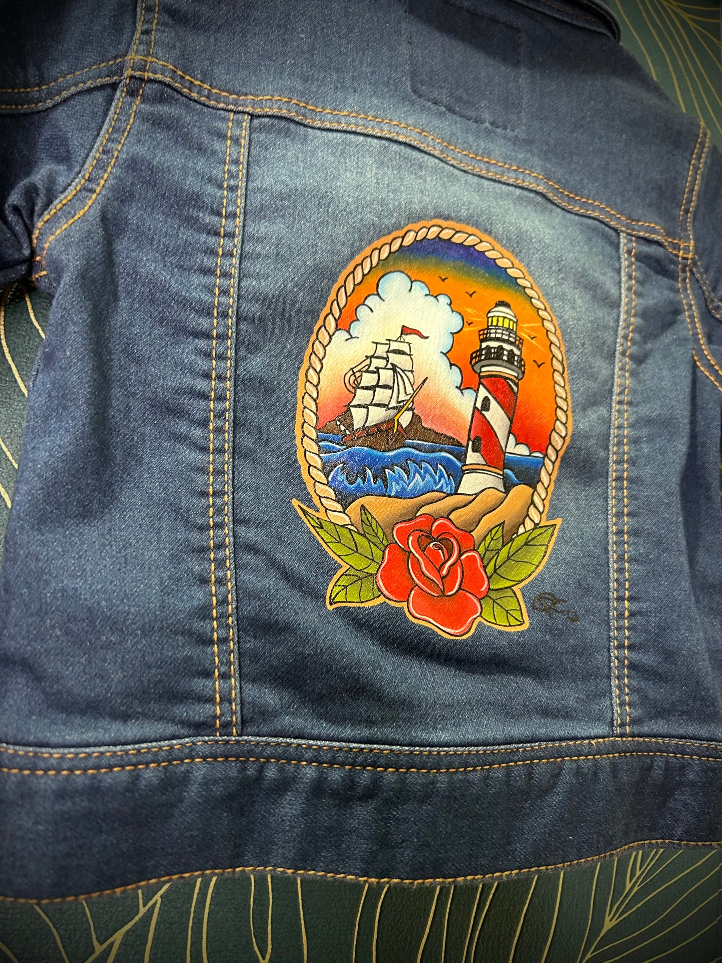 Giacca jeans bambino Traditional Tattoo
