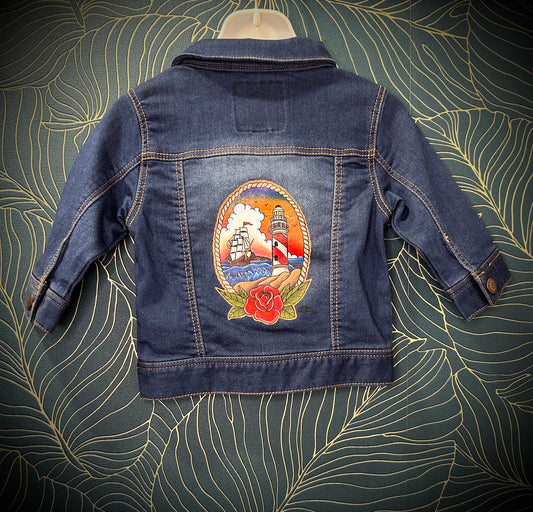 Giacca jeans bambino Traditional Tattoo
