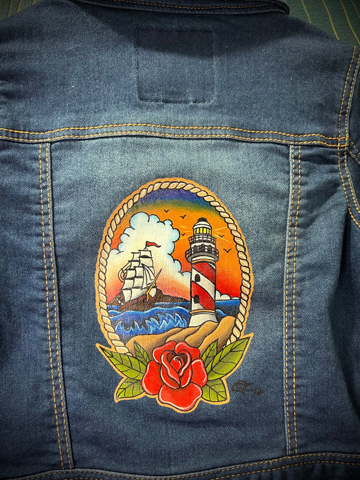 Giacca jeans bambino Traditional Tattoo