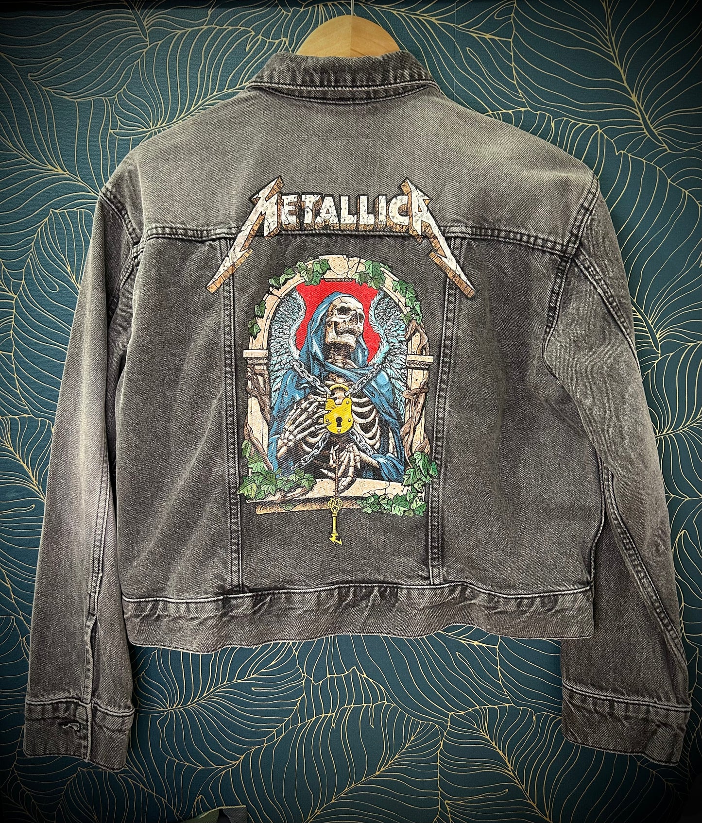Giacca jeans Metallica