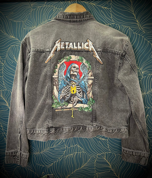 Giacca jeans Metallica
