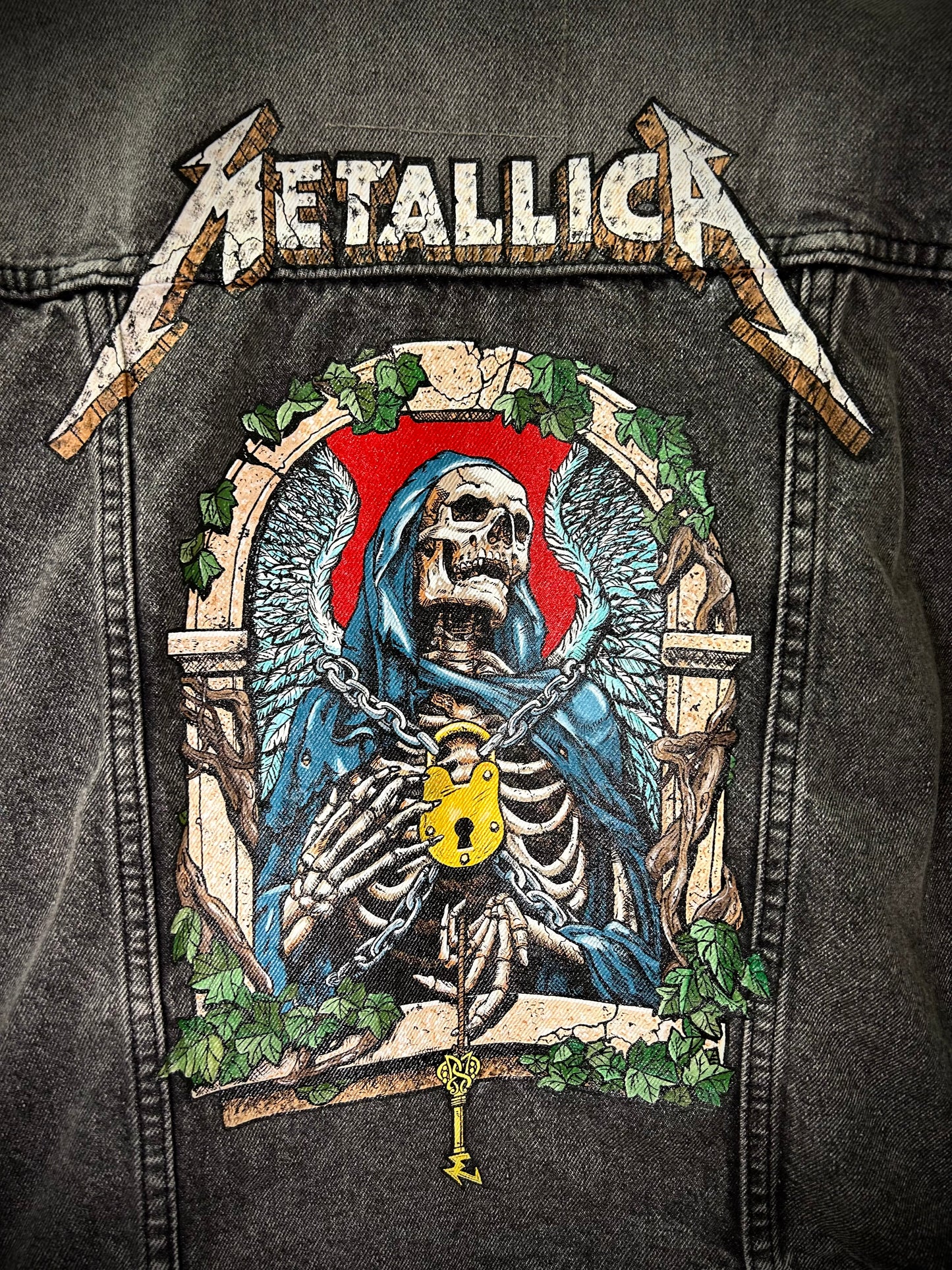 Giacca jeans Metallica