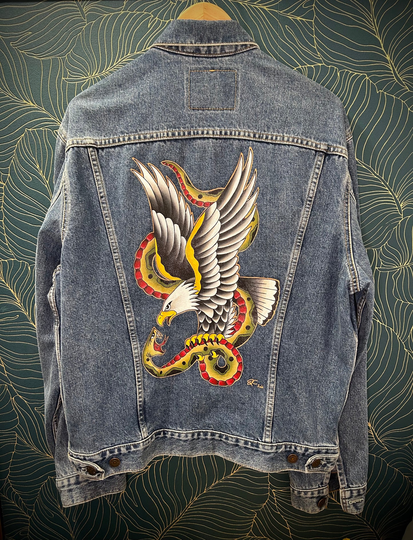 Giacca jeans Sailor Jerry flash