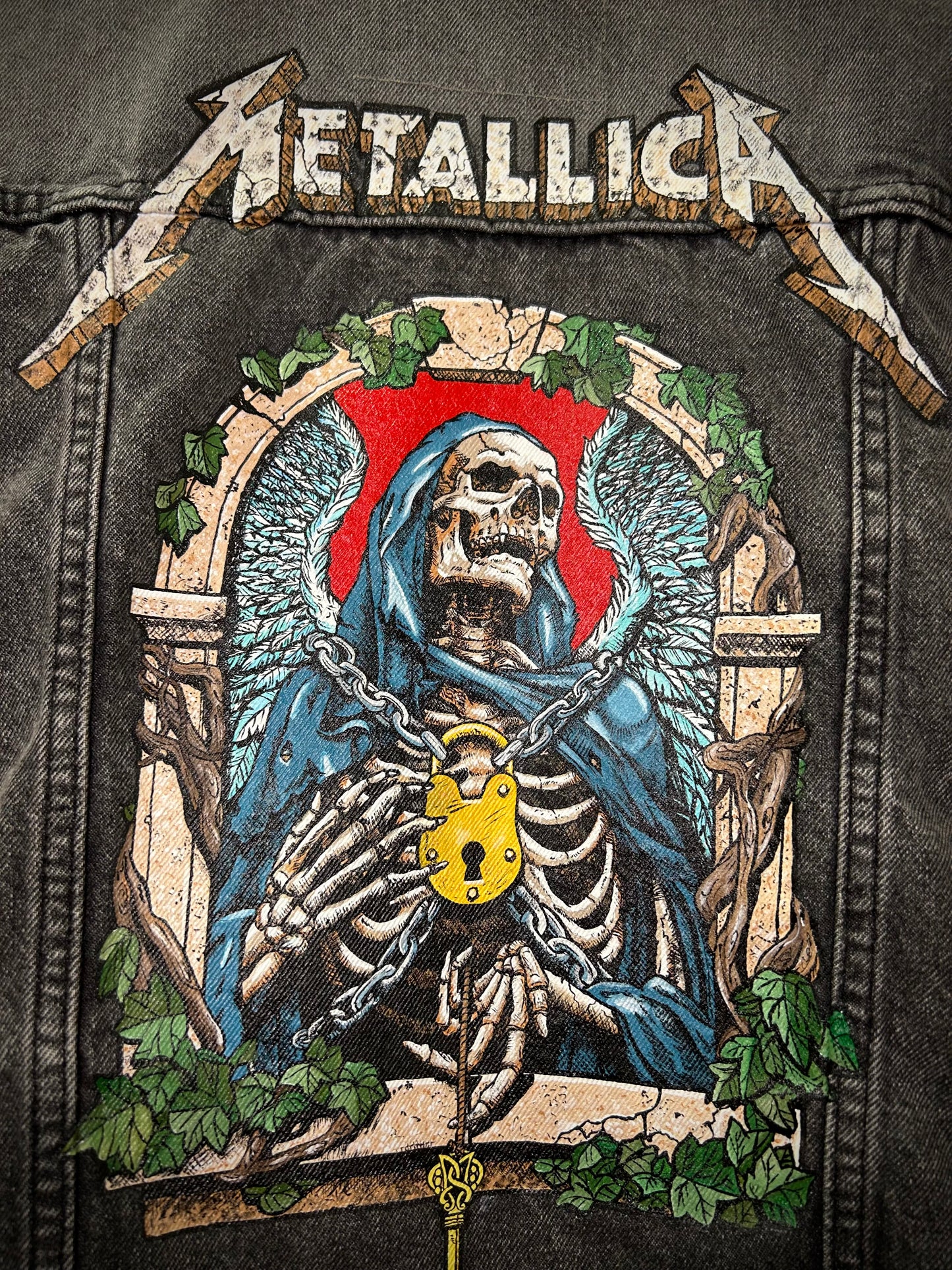 Giacca jeans Metallica