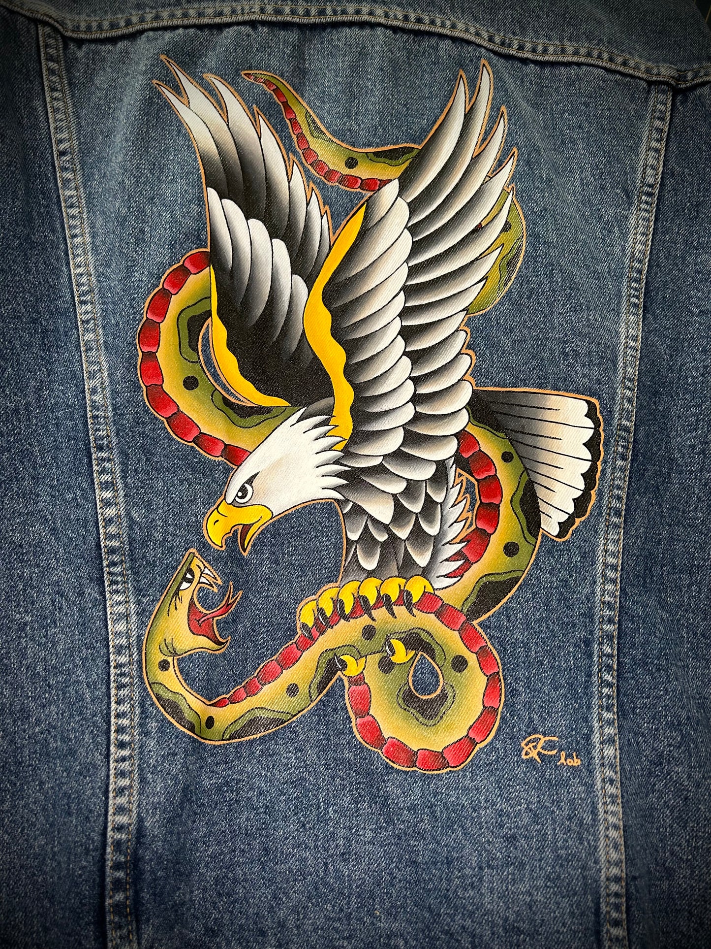 Giacca jeans Sailor Jerry flash